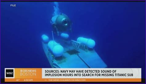Titan families told of potential 'implosion' sound Navy detected before news reports